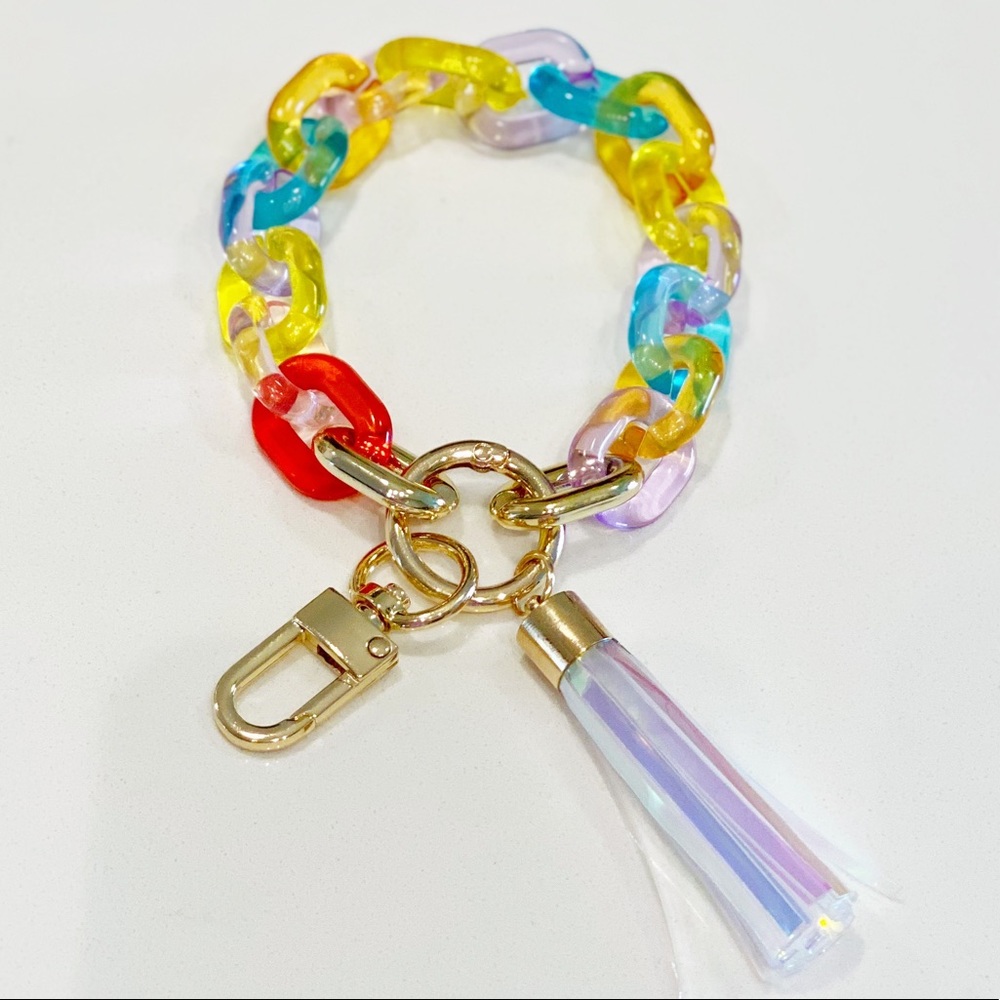 Multicolor Tassel Key Chain